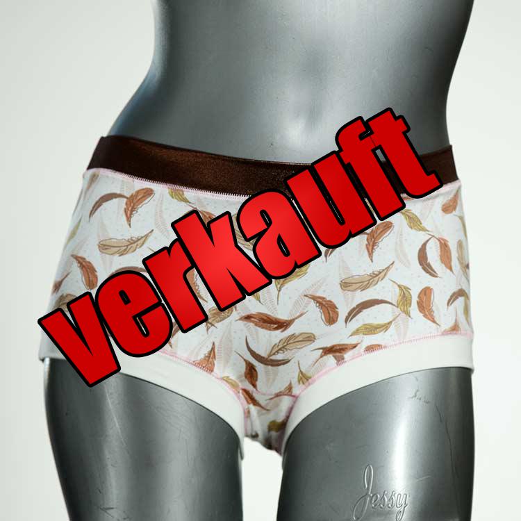 sexy handgemachte gemusterte attraktive Hotpant aus Biobaumwolle, Unterwäsche für Damen