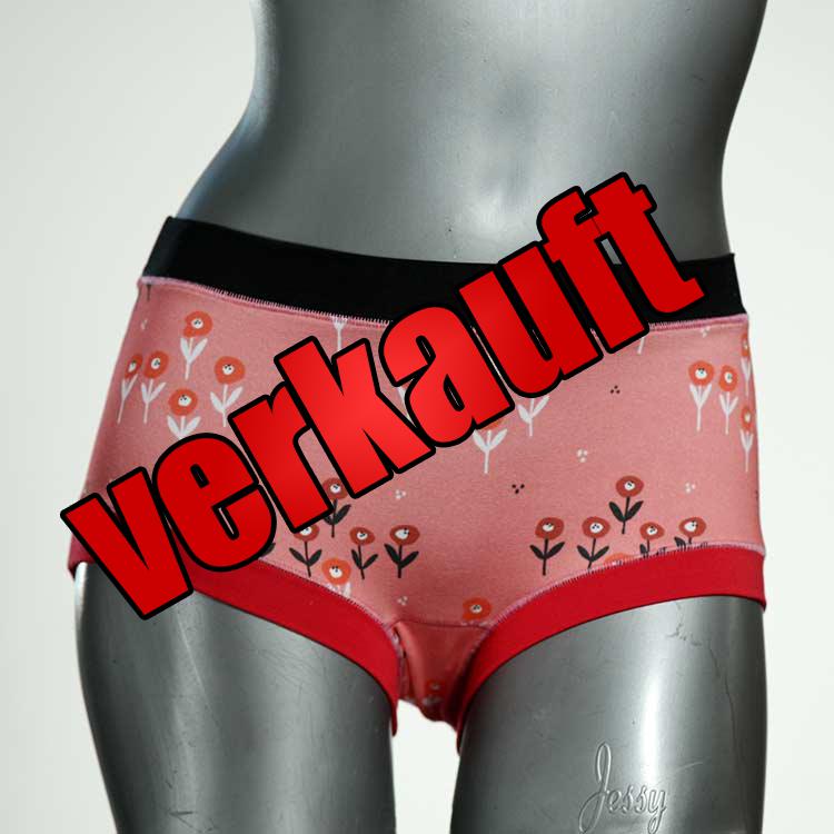 farbige günstige bunte preiswerte Hotpant aus Biobaumwolle, Unterwäsche für Damen