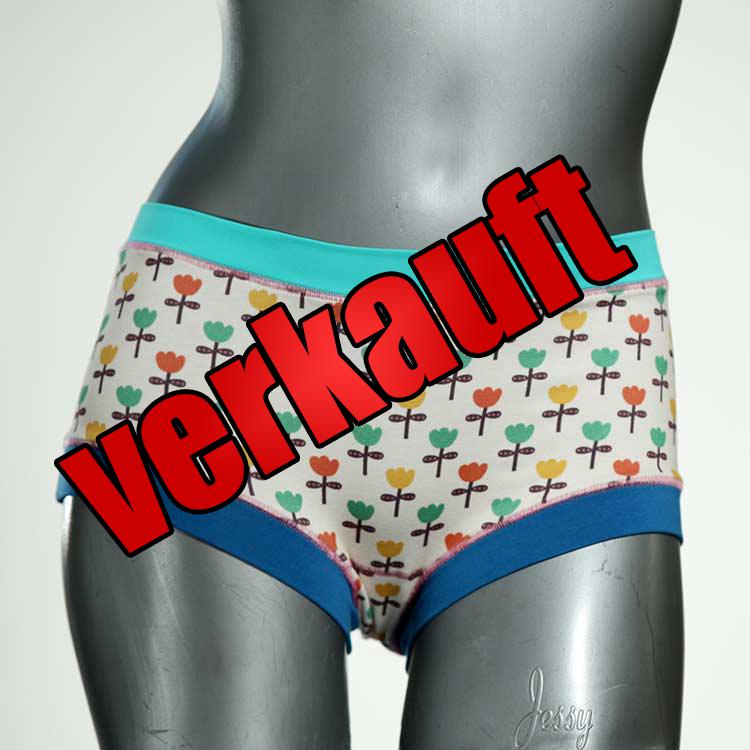 attraktive sexy bequeme bunte Hotpant aus Biobaumwolle, Unterwäsche für Damen