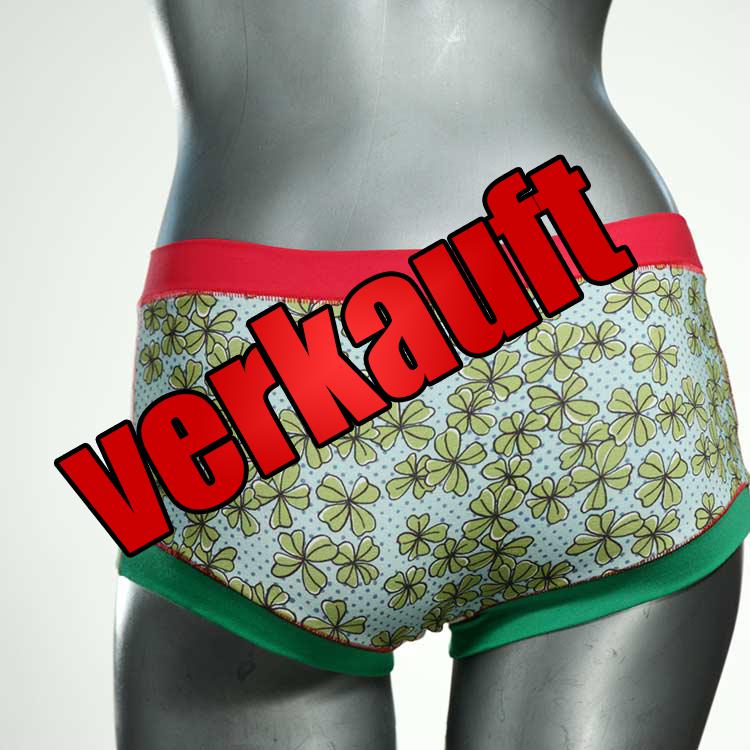gemusterte ökologische günstige farbige Hotpant aus Biobaumwolle, Unterwäsche für Damen