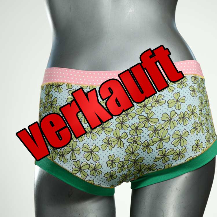 farbige süße nachhaltige bequeme Hotpant aus Biobaumwolle, Unterwäsche für Damen