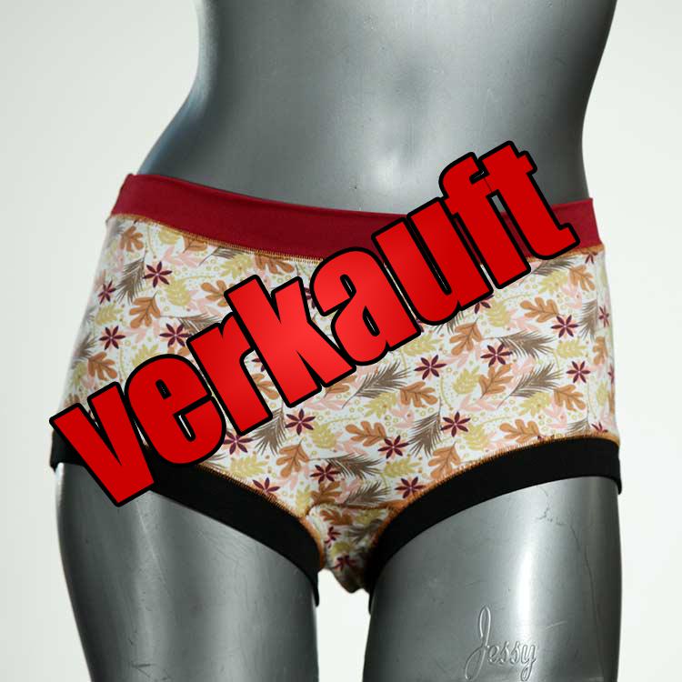 gemusterte attraktive süße farbige Hotpant aus Biobaumwolle, Unterwäsche für Damen