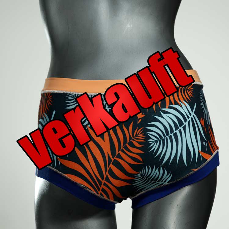 bequeme schöne süße handgemachte Hotpant aus Biobaumwolle, Unterwäsche für Damen