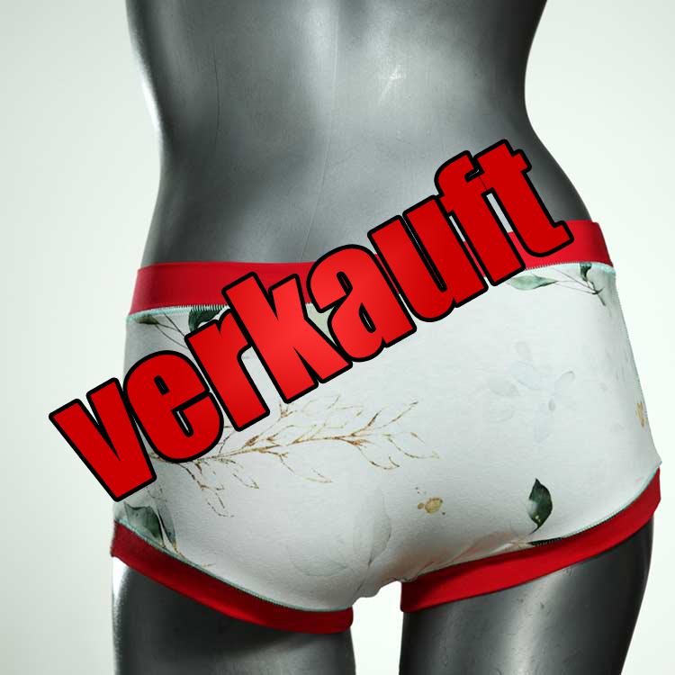 preiswerte gemusterte handgemachte günstige Hotpant aus Biobaumwolle, Unterwäsche für Damen