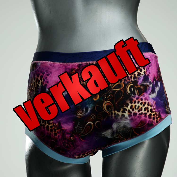 bequeme handgemachte nachhaltige günstige Hotpant aus Biobaumwolle, Unterwäsche für Damen