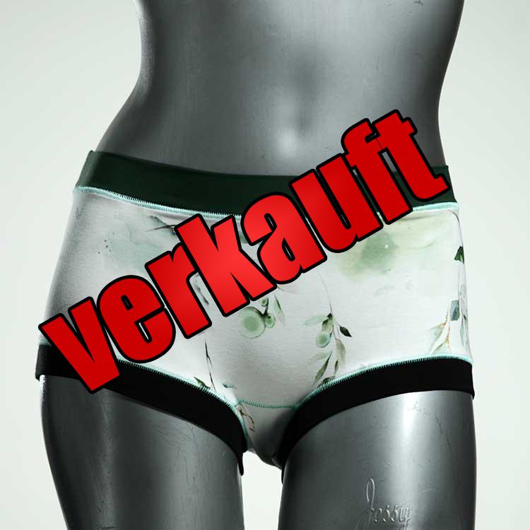 schöne günstige farbige handgemachte Hotpant aus Biobaumwolle, Unterwäsche für Damen