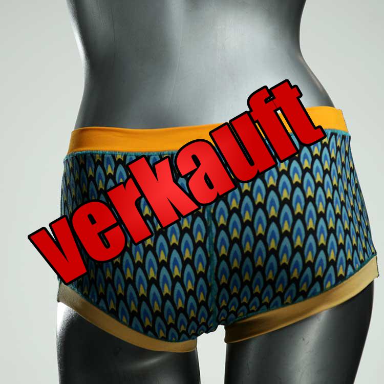 preiswerte süße bunte schöne Hotpant aus Biobaumwolle, Unterwäsche für Damen