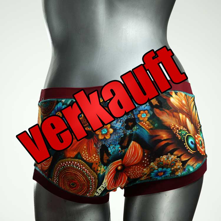 attraktive günstige handgemachte ökologische Hotpant aus Biobaumwolle, Unterwäsche für Damen