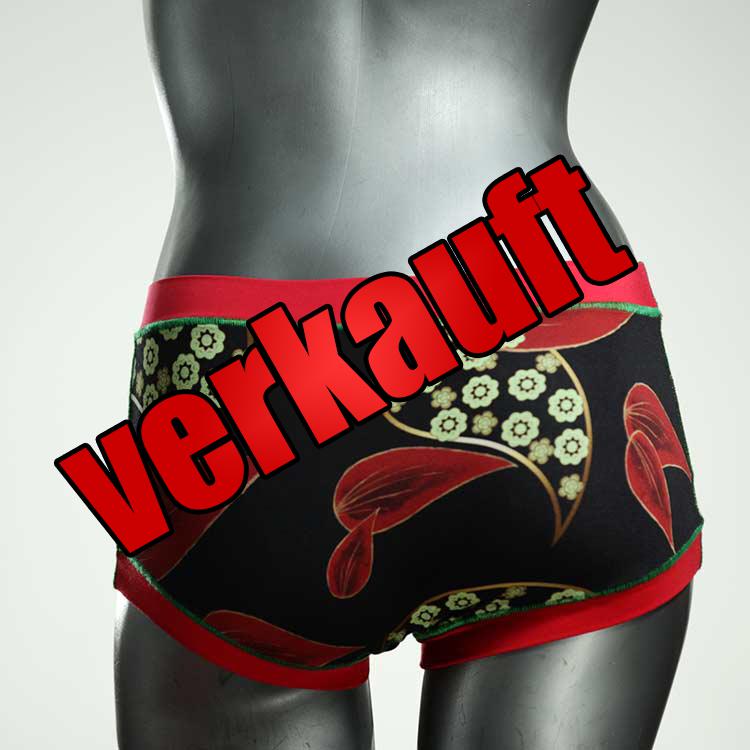 schöne ökologische bunte preiswerte Hotpant aus Biobaumwolle, Unterwäsche für Damen