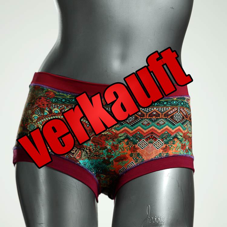 sexy farbige ökologische bequeme Hotpant aus Biobaumwolle, Unterwäsche für Damen