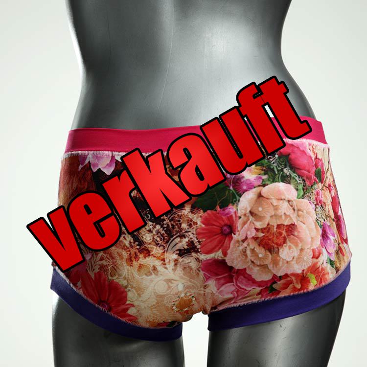 schöne farbige attraktive handgemachte Hotpant aus Biobaumwolle, Unterwäsche für Damen