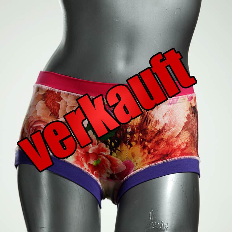 schöne farbige attraktive handgemachte Hotpant aus Biobaumwolle, Unterwäsche für Damen