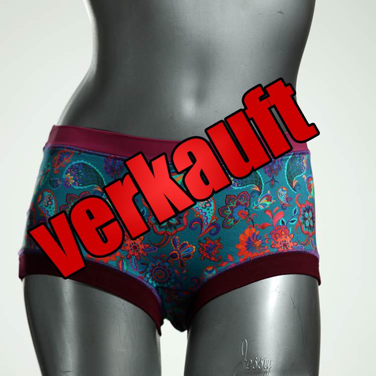 günstige farbige bequeme nachhaltige Hotpant aus Biobaumwolle, Unterwäsche für Damen