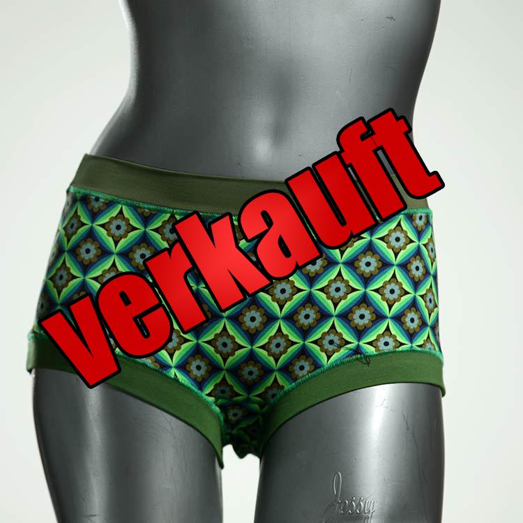 gemusterte süße günstige bequeme Hotpant aus Biobaumwolle, Unterwäsche für Damen