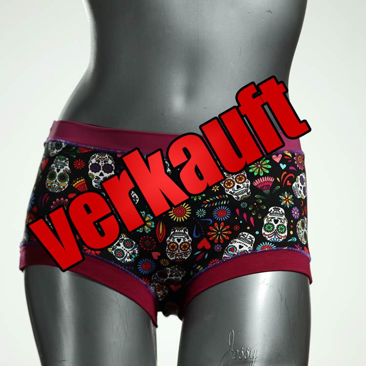 attraktive bequeme gemusterte süße Hotpant aus Biobaumwolle, Unterwäsche für Damen