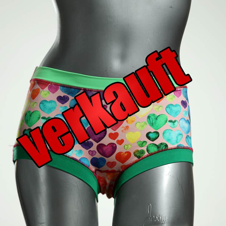 attraktive schöne bunte günstige Hotpant aus Biobaumwolle, Unterwäsche für Damen