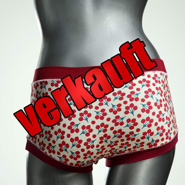 sexy gemusterte ökologische süße Hotpant aus Biobaumwolle, Unterwäsche für Damen
