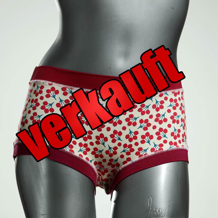 sexy gemusterte ökologische süße Hotpant aus Biobaumwolle, Unterwäsche für Damen