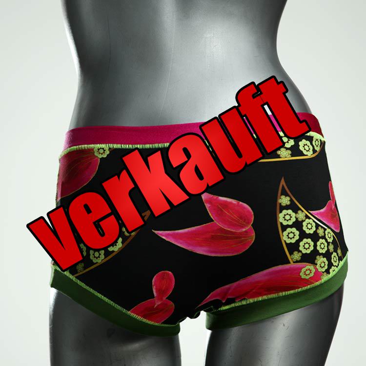 farbige attraktive bunte günstige Hotpant aus Biobaumwolle, Unterwäsche für Damen