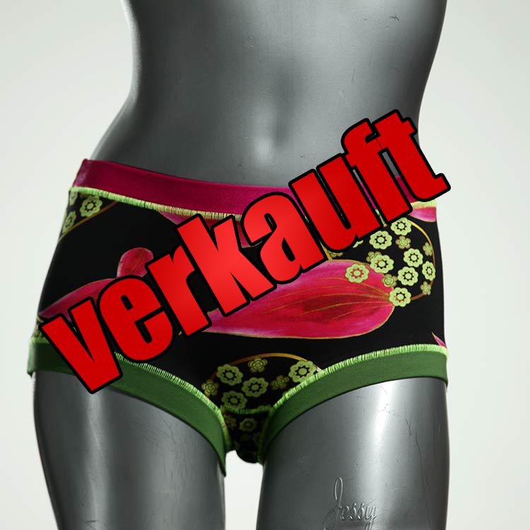 farbige attraktive bunte günstige Hotpant aus Biobaumwolle, Unterwäsche für Damen