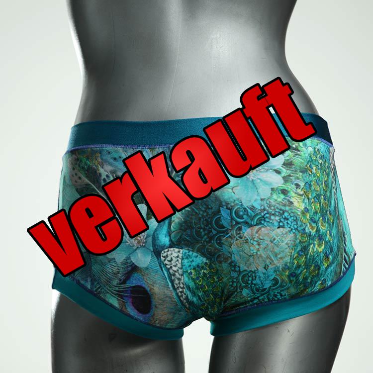 ökologische sexy bunte bequeme Hotpant aus Biobaumwolle, Unterwäsche für Damen