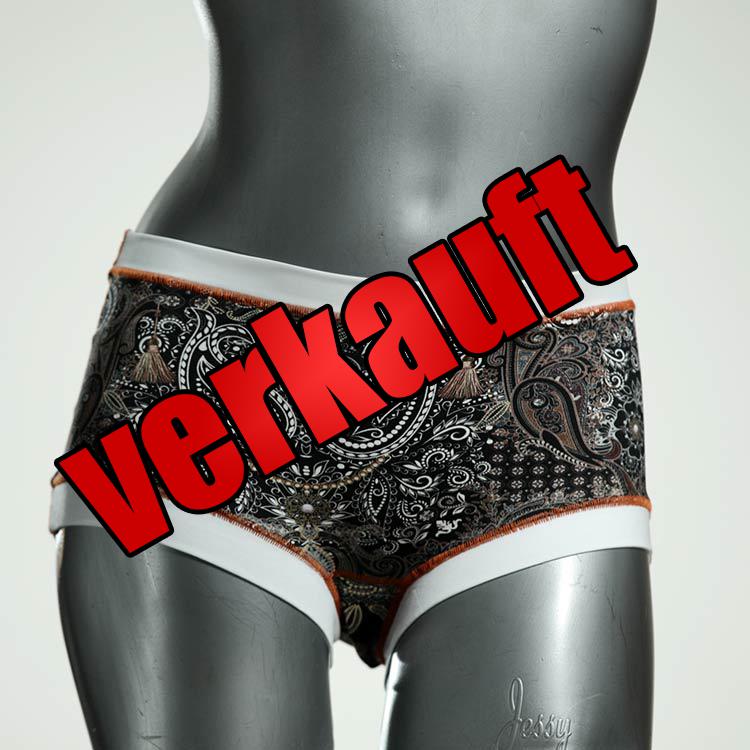 farbige gemusterte ökologische bequeme Hotpant aus Biobaumwolle, Unterwäsche für Damen