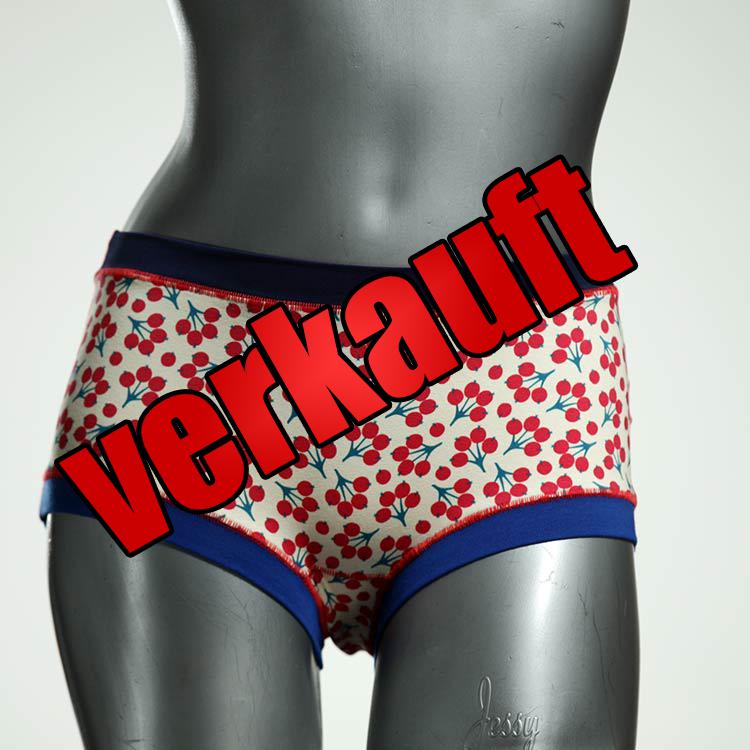 günstige preiswerte gemusterte handgemachte Hotpant aus Biobaumwolle, Unterwäsche für Damen