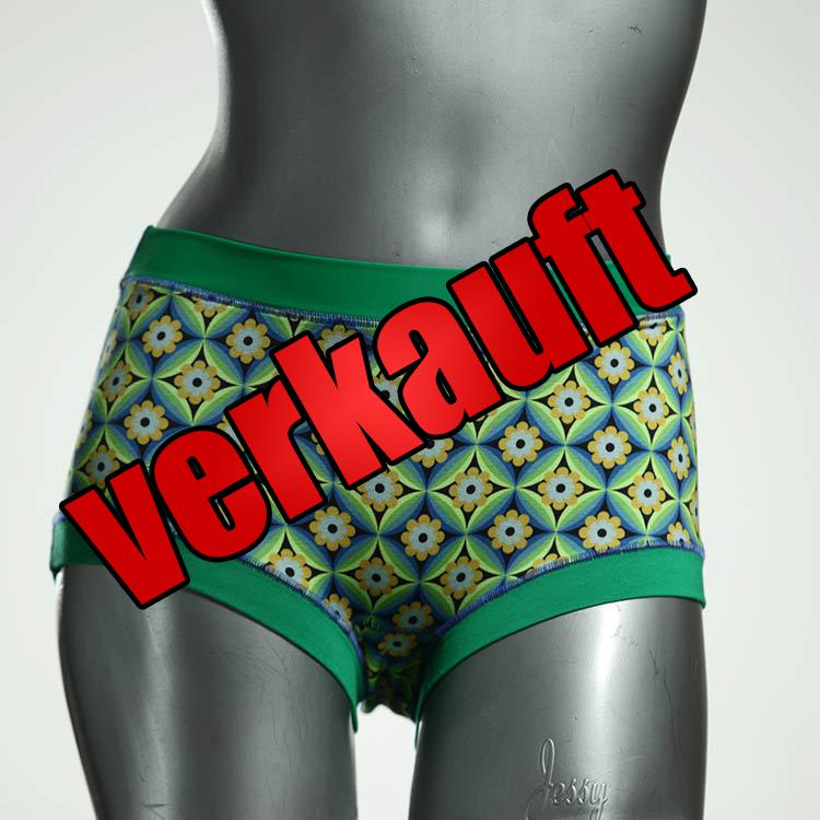 farbige nachhaltige schöne bequeme Hotpant aus Biobaumwolle, Unterwäsche für Damen