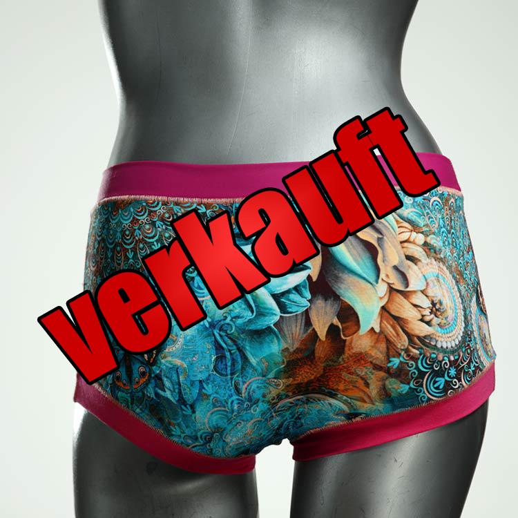 bequeme schöne farbige ökologische Hotpant aus Biobaumwolle, Unterwäsche für Damen