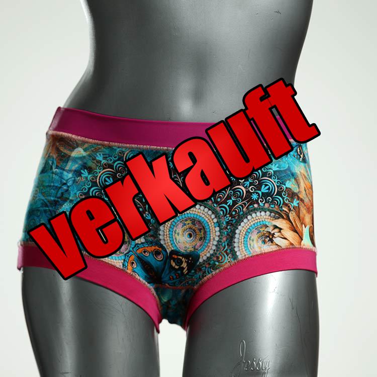 bequeme schöne farbige ökologische Hotpant aus Biobaumwolle, Unterwäsche für Damen