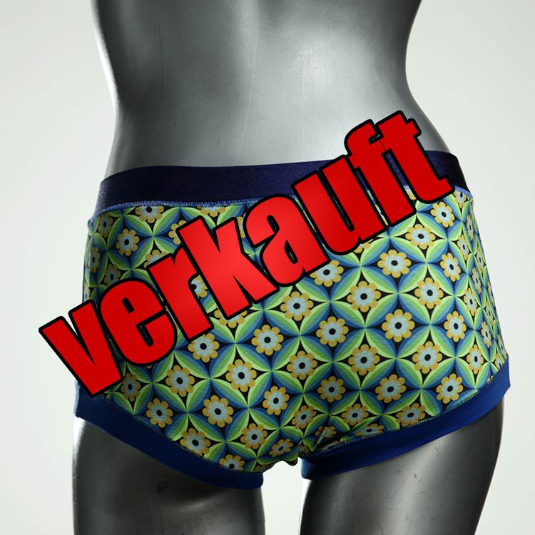 bunte bequeme farbige günstige Hotpant aus Biobaumwolle, Unterwäsche für Damen