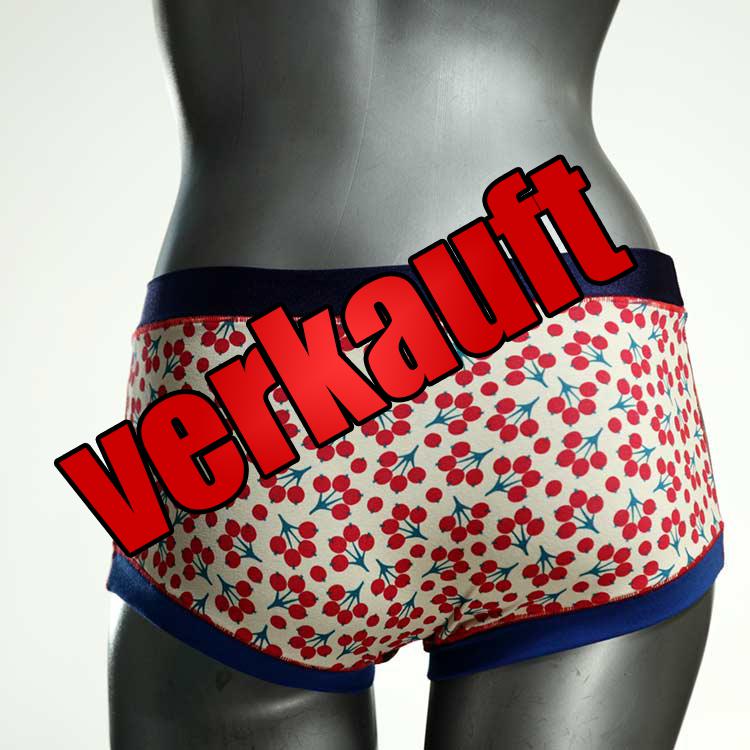 gemusterte bunte süße handgemachte Hotpant aus Biobaumwolle, Unterwäsche für Damen