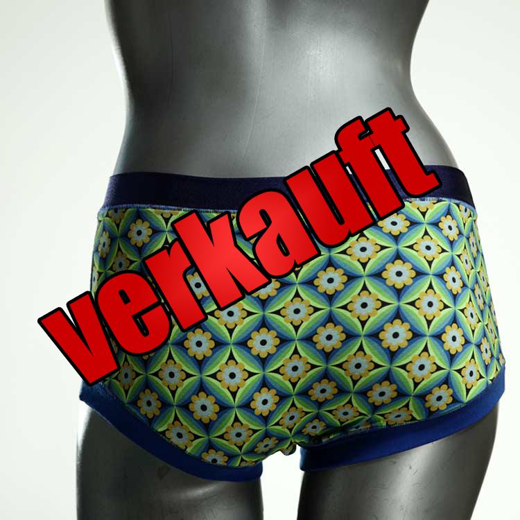 nachhaltige schöne günstige gemusterte Hotpant aus Biobaumwolle, Unterwäsche für Damen