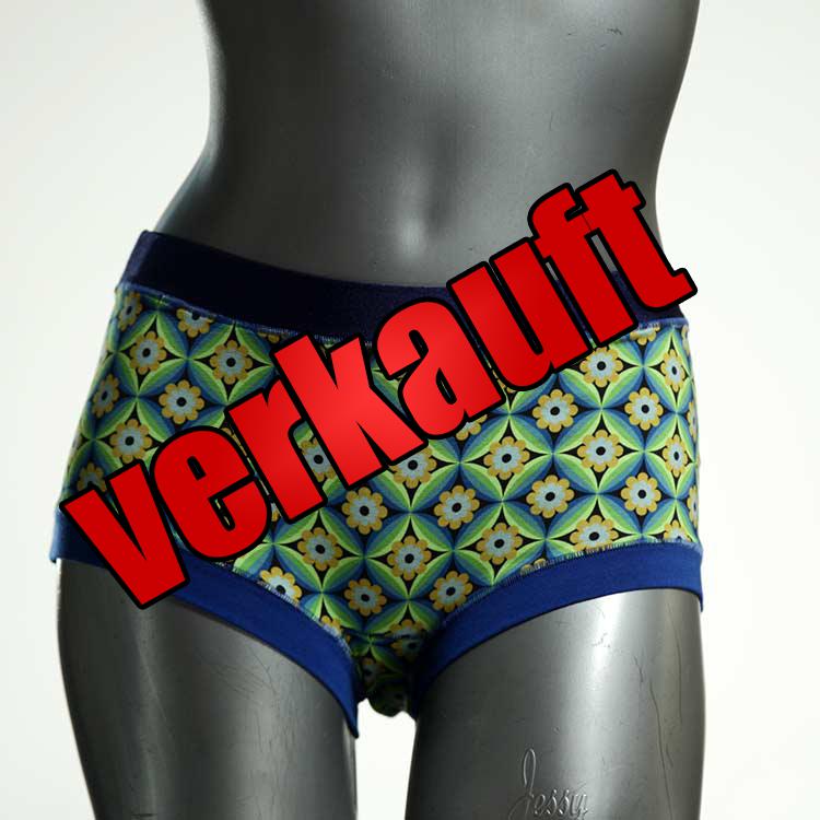nachhaltige schöne günstige gemusterte Hotpant aus Biobaumwolle, Unterwäsche für Damen