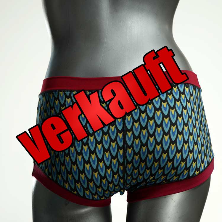 bunte günstige farbige nachhaltige Hotpant aus Biobaumwolle, Unterwäsche für Damen