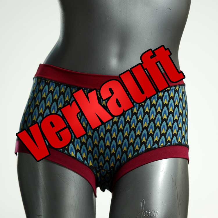 bunte günstige farbige nachhaltige Hotpant aus Biobaumwolle, Unterwäsche für Damen