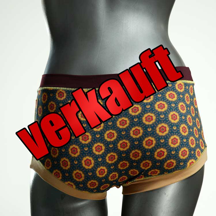 gemusterte süße schöne ökologische Hotpant aus Biobaumwolle, Unterwäsche für Damen