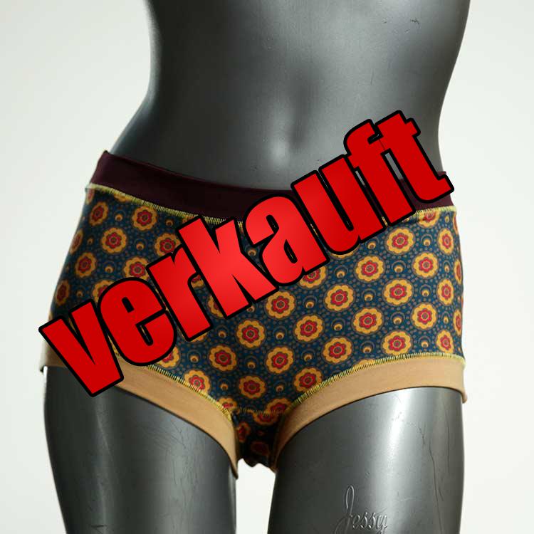 gemusterte süße schöne ökologische Hotpant aus Biobaumwolle, Unterwäsche für Damen