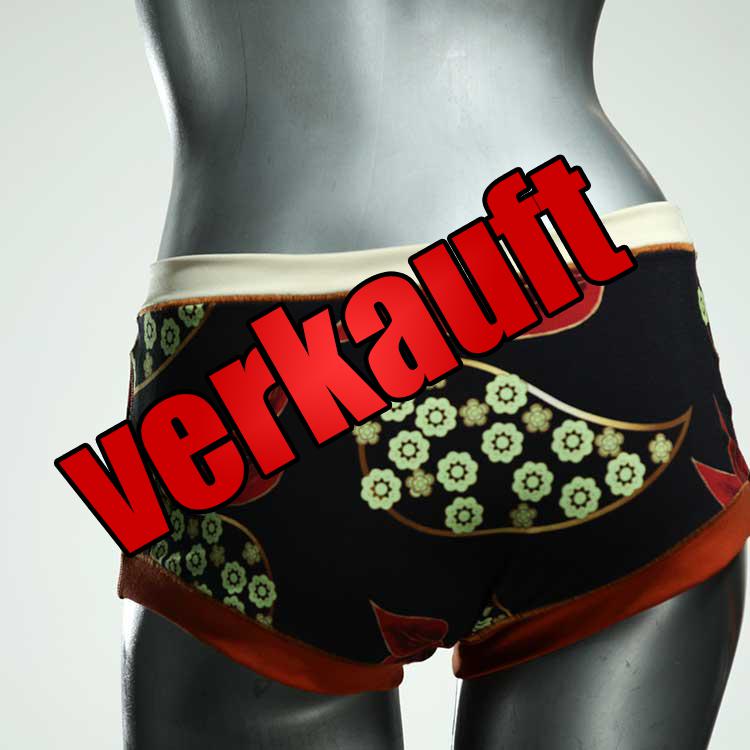 gemusterte bunte günstige nachhaltige Hotpant aus Biobaumwolle, Unterwäsche für Damen
