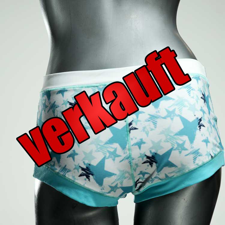 farbige bequeme bunte günstige Hotpant aus Biobaumwolle, Unterwäsche für Damen