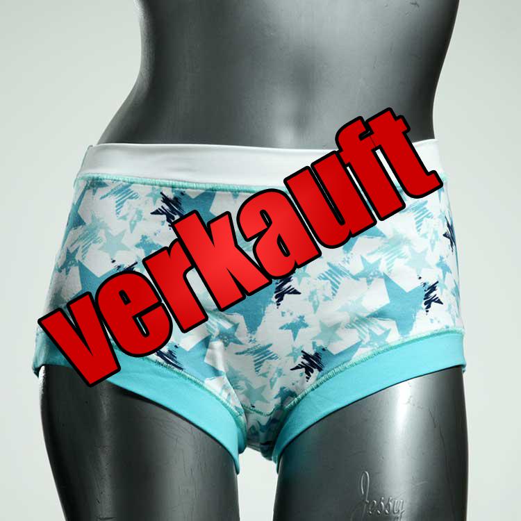 farbige bequeme bunte günstige Hotpant aus Biobaumwolle, Unterwäsche für Damen