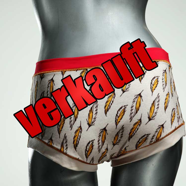 handgemachte schöne preiswerte nachhaltige Hotpant aus Biobaumwolle, Unterwäsche für Damen