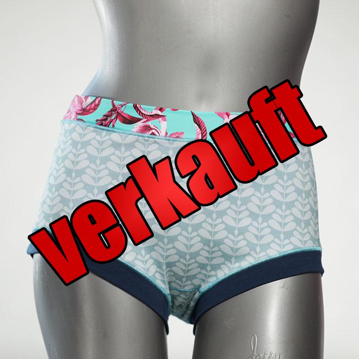  besondere bunte bequeme Hotpant - Hipster - Unterhose für Damen aus Biobaumwolle für Damen