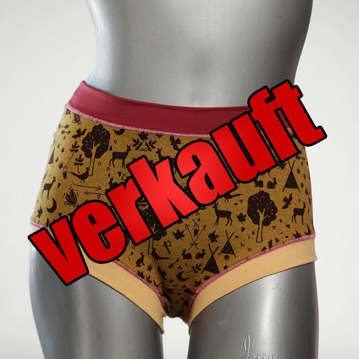  GOTS-zertifizierte preiswerte bunte Hotpant - Hipster - Unterhose für Damen aus Biobaumwolle für Damen