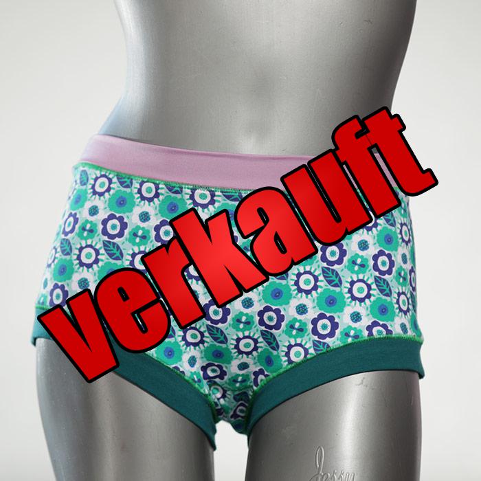  bequeme bunte reizende Hotpant - Hipster - Unterhose für Damen aus Biobaumwolle für Damen