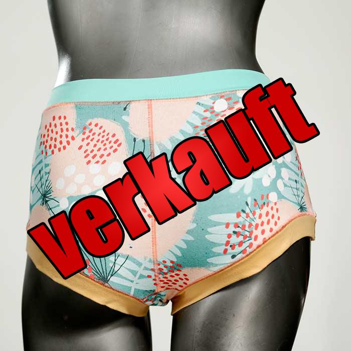 ökologische bunte sexy handgemachte Hotpant aus Biobaumwolle, Unterwäsche für Damen