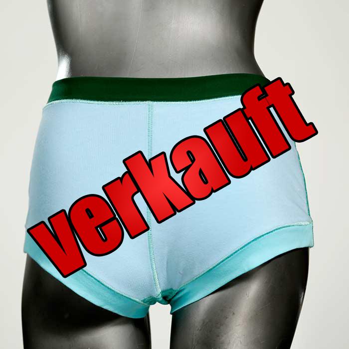 ökologische farbige gemusterte süße Hotpant aus Biobaumwolle, Unterwäsche für Damen