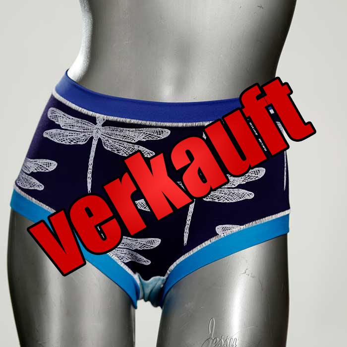 gemusterte preiswerte bequeme ökologische Hotpant aus Biobaumwolle, Unterwäsche für Damen