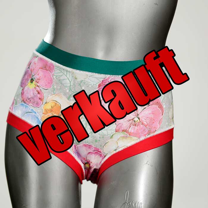 ökologische gemusterte attraktive bequeme Hotpant aus Biobaumwolle, Unterwäsche für Damen