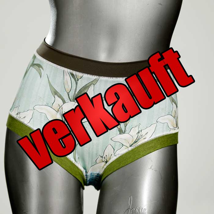 gemusterte süße bunte bequeme Hotpant aus Biobaumwolle, Unterwäsche für Damen